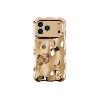 Auramma Gold Bubbles iPhone17 Pro Case