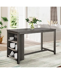 Casainc 5-Piece Counter Height Dining Set with 4 Chairs