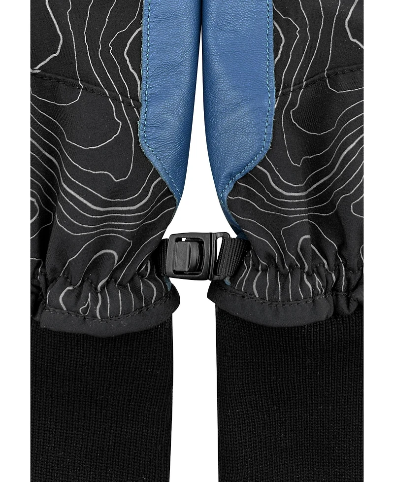 Kessler Men's Insolated Leather Palm and Touchscreen Snow Gloves "Hafjell