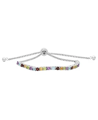 Macy's Multi-Stones Bolo Bracelet (1.84 ct. t.w.) in Sterling Silver