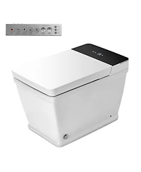 Casainc Smart One-Piece Bathroom Fixture With Heated Seat, Auto Flush, Wash, Dryer And Digital Display