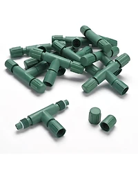 DELight 10Pcs IP65 Waterproof Wire Connectors 3 Way T-Shape for Outdoor Lights