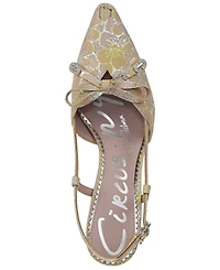 Circus Ny by Sam Edelman Women's Monica Pointed-Toe Slingback Bow Pumps