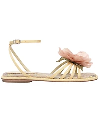 Circus Ny by Sam Edelman Women's Olana Flower Strappy Flat Sandals