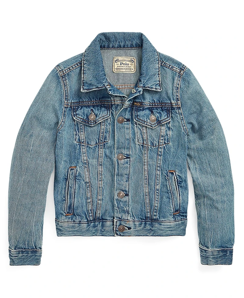 Polo Ralph Lauren Girls' 7-16 Denim Trucker Jacket