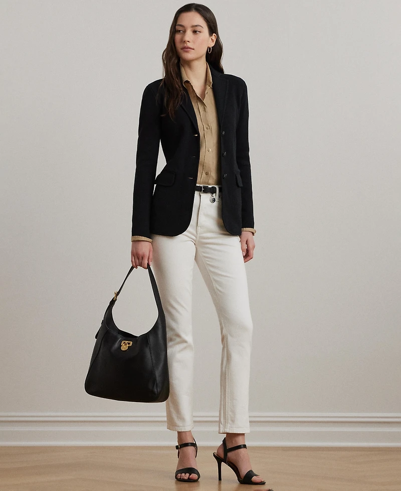 Lauren Ralph Sweater-Knit Blazer
