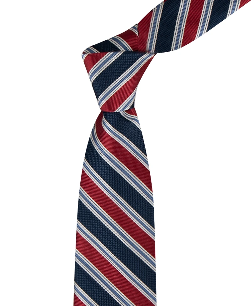 Tommy Hilfiger Men's Conrad Striped Pattern Classic Tie