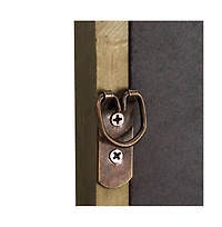 Emma+Oliver Julien Wall Mirror with Solid Wood Frame and Silver Backed Glass for Clarity for Entryways, Dining Rooms & More