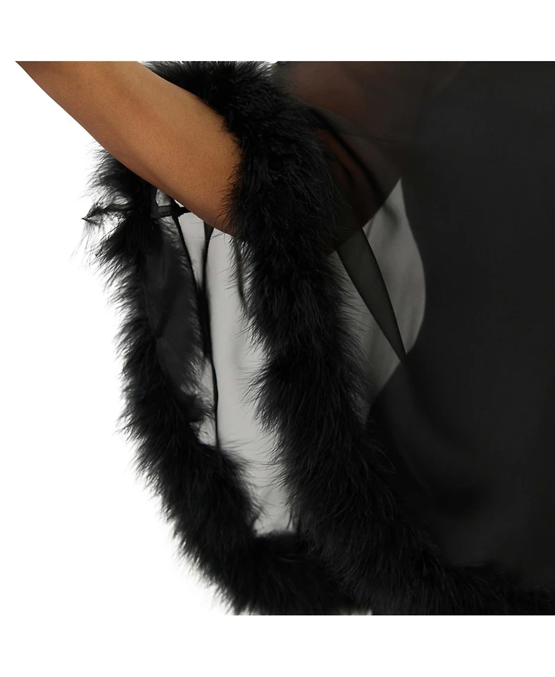 Smak Parlour Women's Plus Cape Maxi Dress