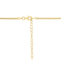 Macy's Sapphire Necklace (7/8 ct. t.w.) in 14k Yellow Gold-Plated Sterling Silver