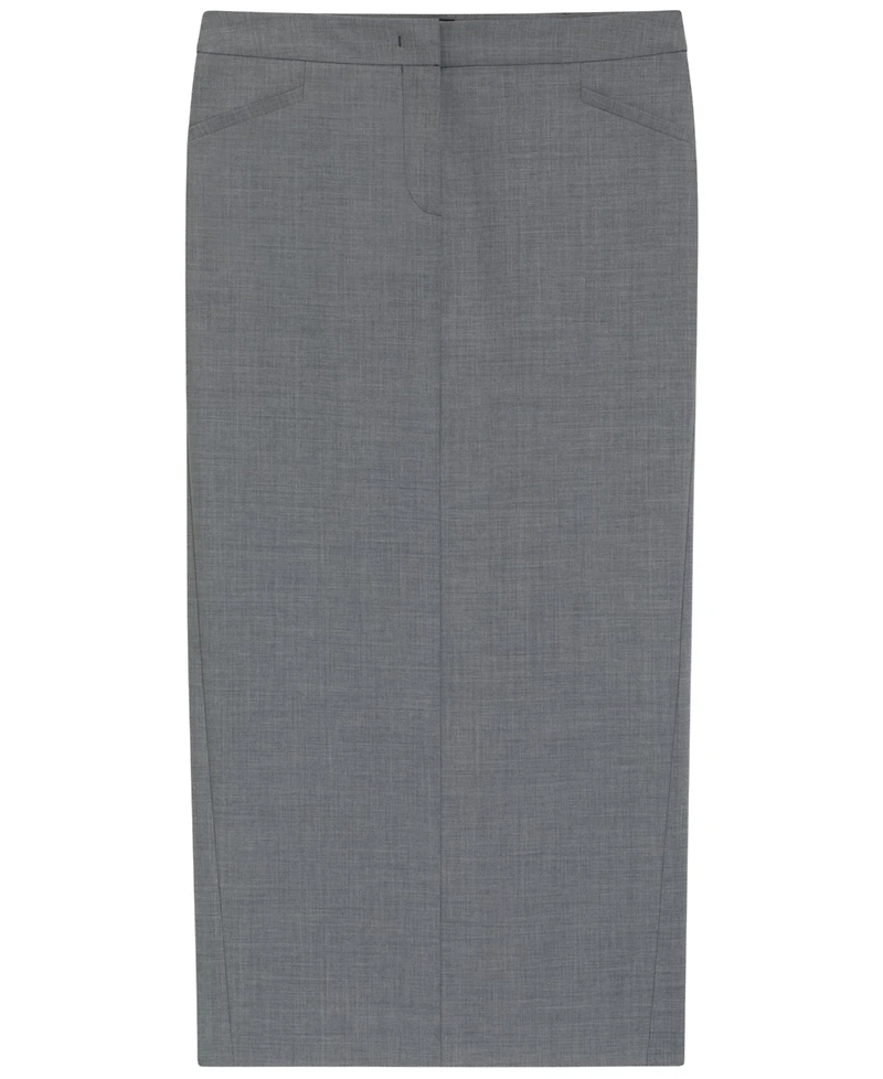 Boss by Hugo Women's Melange Virgin Wool Pencil Skirt