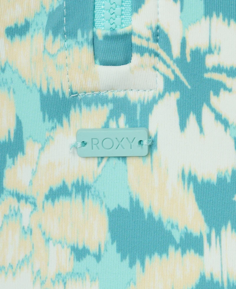 Roxy Girls' 7-16 Hibiscus Mirage Long-Sleeve One-Piece Swimsuit