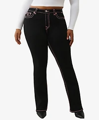 True Religion Plus Becca Mr Bootcut Sup T Flap Jeans