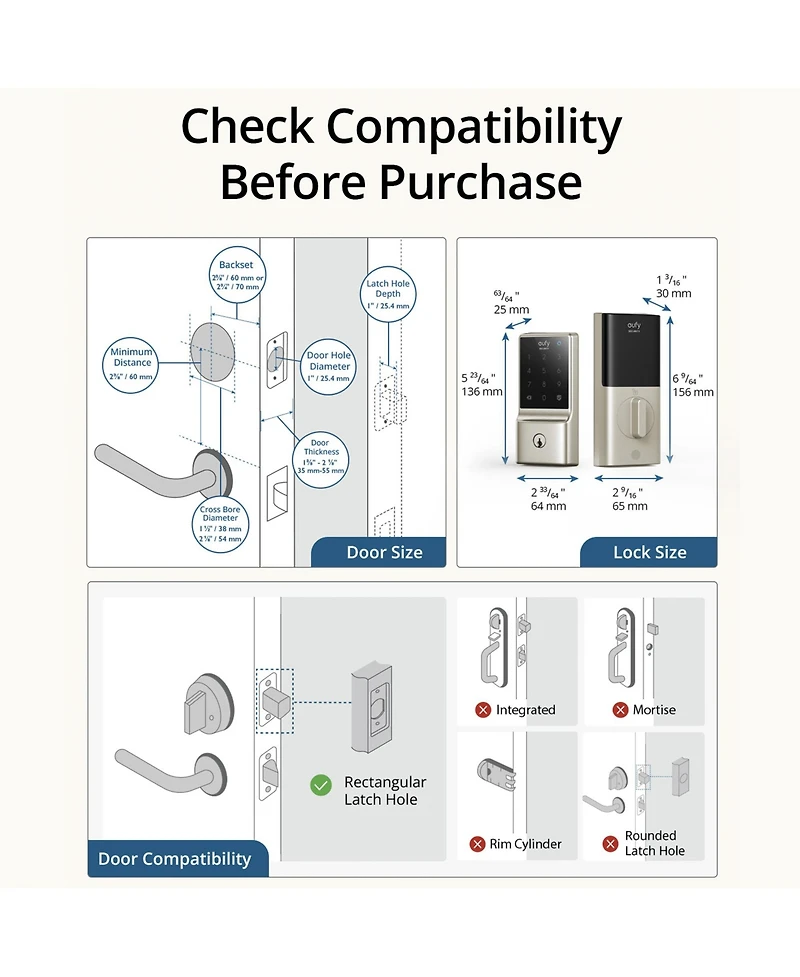 eufy Security Smart Lock C210 Black