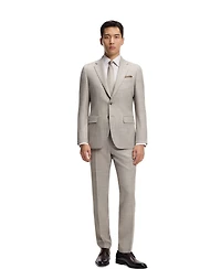 Boss by Hugo Men's Italian-Made Structured Cotton Slim-Fit Dress Shirt