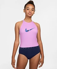 Nike Gymnastics Girls' 7-16 Halter Neck Leotard