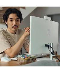 Hp 23.8" All-in-One Desktop Amd Athlon Silver 7120U 8GB Ram Amd Radeon Graphics 256GB ssd Storage