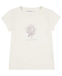 abercrombie kids Girls' Rose Logo Short-Sleeve T-Shirt