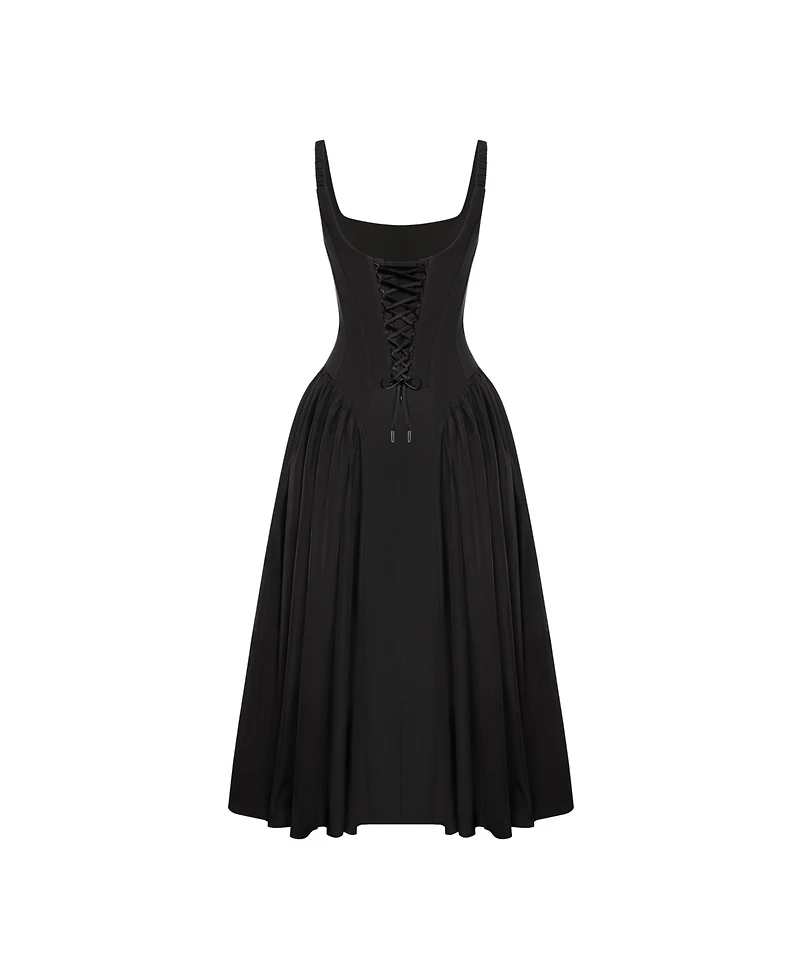 Milla Women's Corset Midi Dress