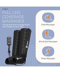LifePro Air Compression Leg Massager for Circulation, Pain Relief, and Recovery - Covers Legs, Calf, Thigh, and Foot