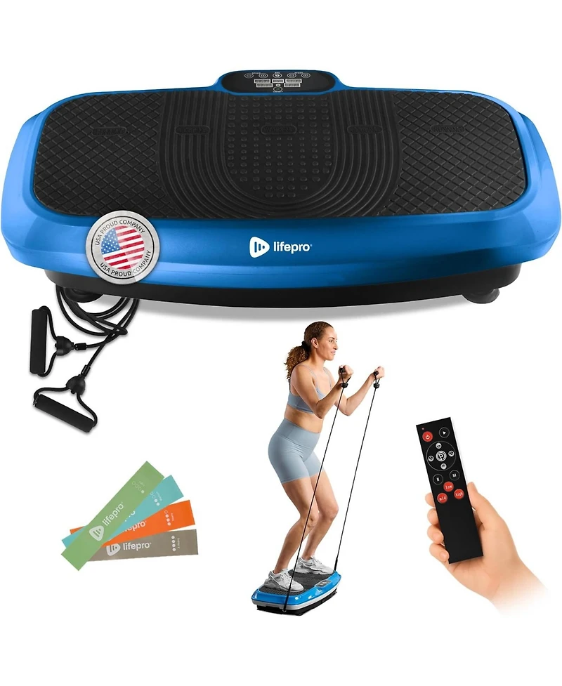 LifePro 3D Vibration Plate – Dual Motor Oscillation & Pulsation for Full Body Home Fitness
