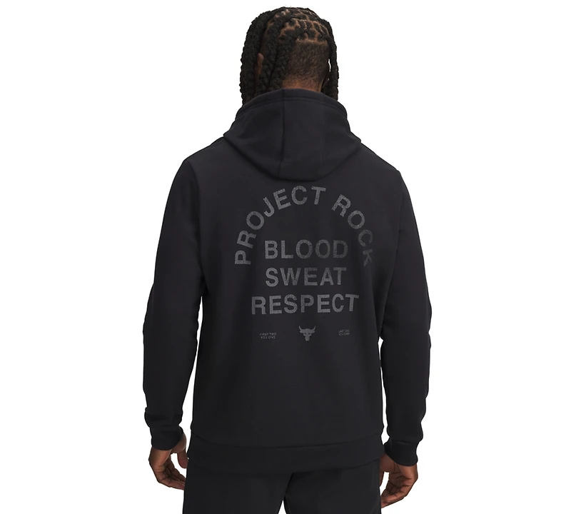 Under Armour Men's Project Rock Rival Long-Sleeve Hoodie