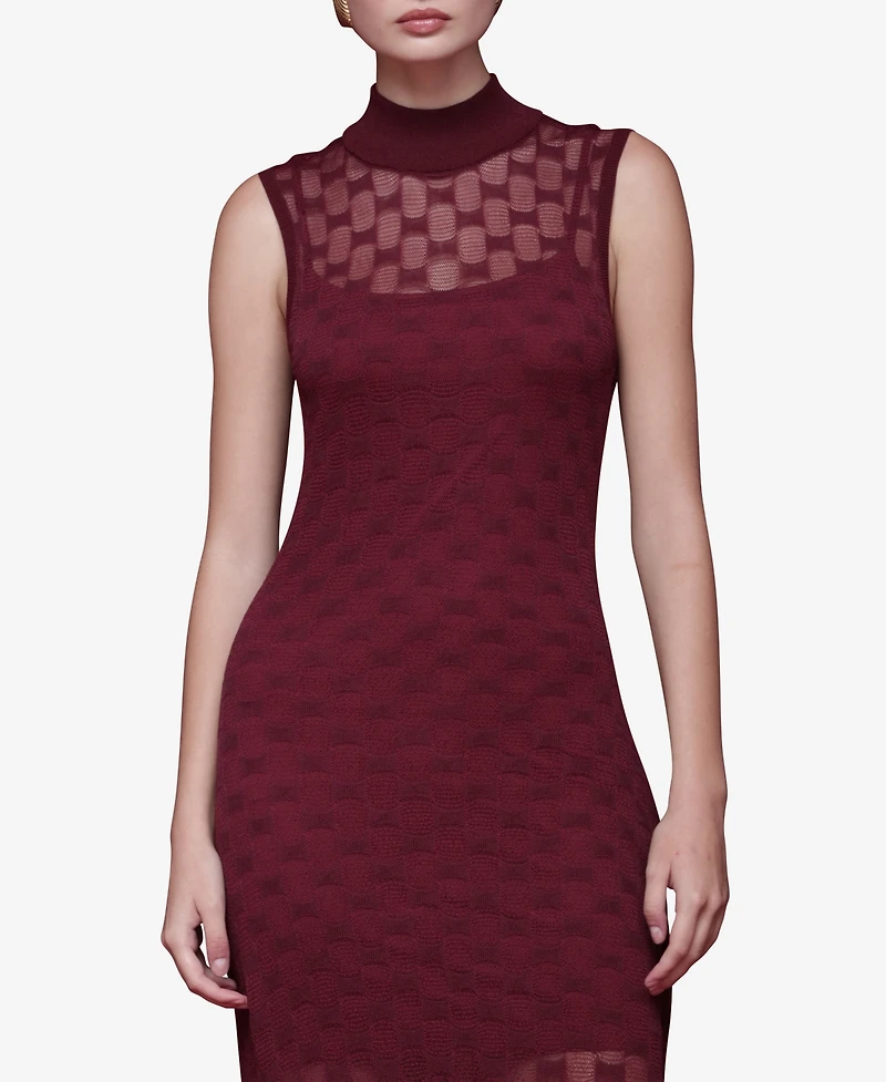 Avec Les Filles Women's Sleeveless Midi Dress