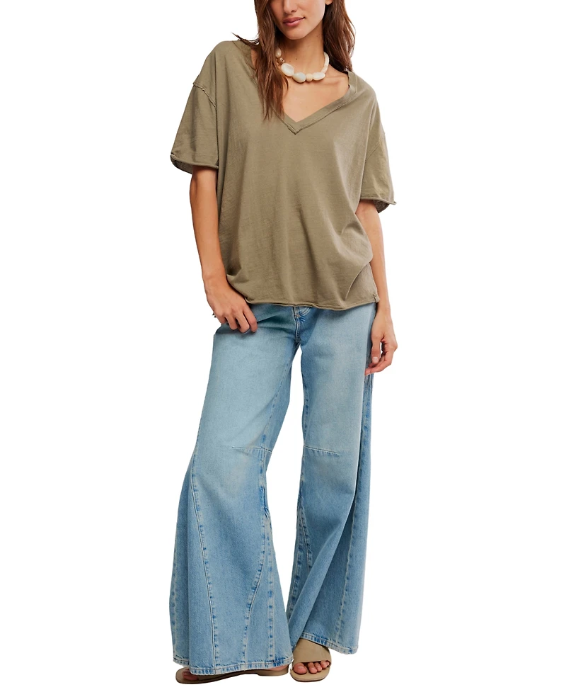 Free People Women's Nina V-Neck T-Shirt