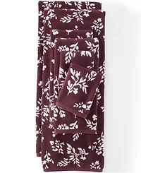 Lands' End Cotton Jacquard 2-Piece Washcloth Set