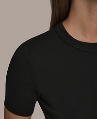 Donna Karan Weekend Women's Short-Sleeve Crewneck T-Shirt