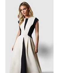 Coast Women's Crepe Colour Block Midi Dress