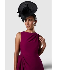 Coast Crepe Ruffle Dress With Low Back