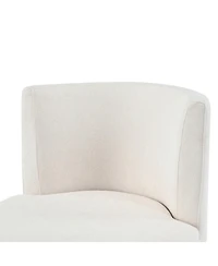 Streamdale Modern Swivel Upholstered Side Chair in Beige