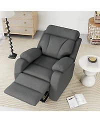 Streamdale Furniture Power Lift Recliner for Elderly, Small Spaces, Remote Control, Dark Gray
