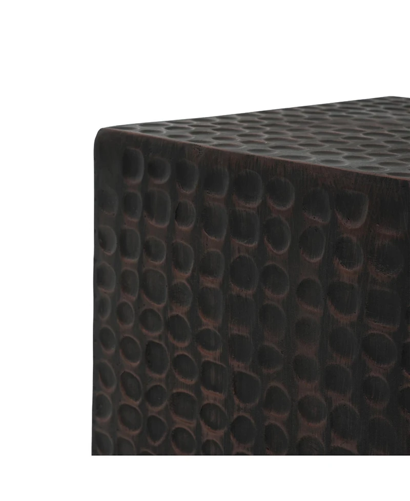 Streamdale Outdoor Side Table, Patio End Table Cube, Coffee Table