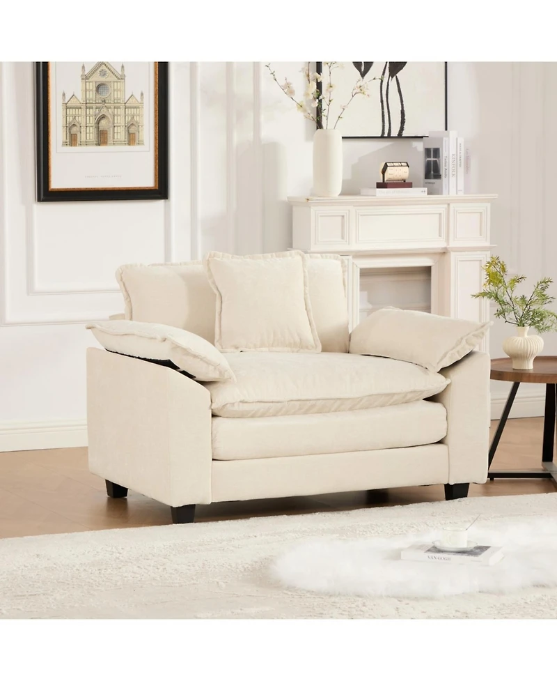 Streamdale Furniture Cloud Couch: Ultimate Comfort Chenille Sofa