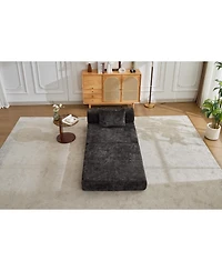 Streamdale Furniture Compression Sofa, Convertible Floor Sofa Bed