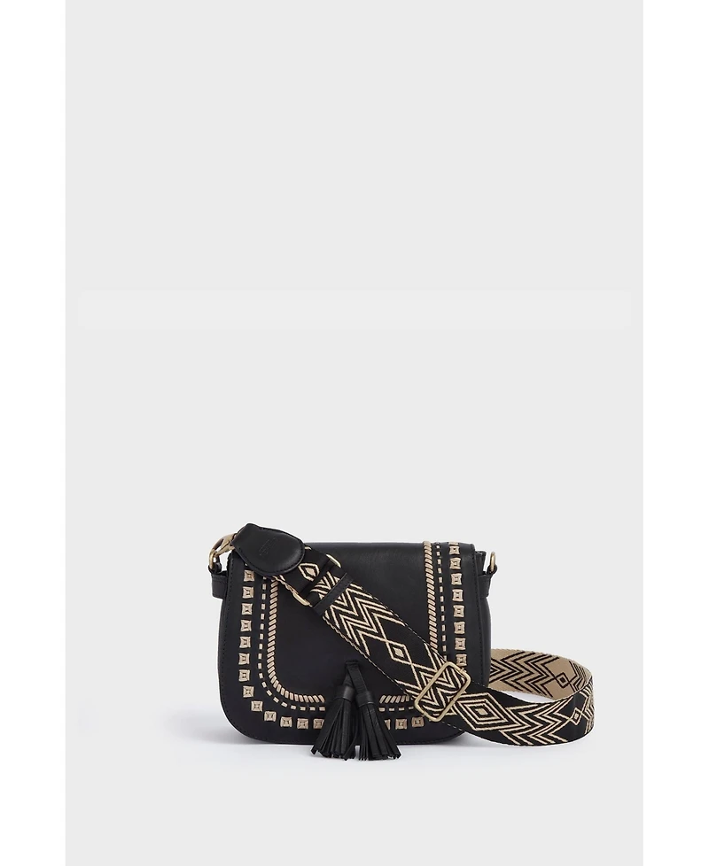 Osprey London The Dakota Leather Crossbody Bag