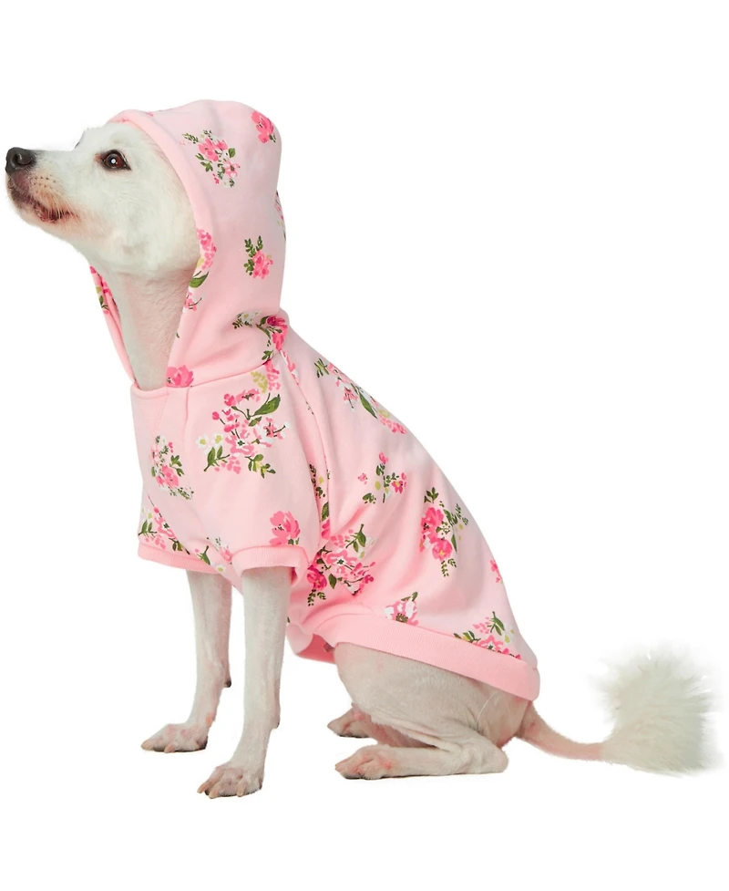 Blueberry Pet French Terry Knit English Rose Dog Sweatshirt Hoodie
