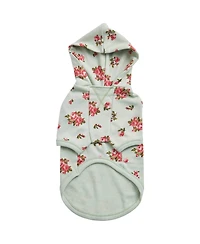 Blueberry Pet French Terry Knit English Rose Dog Sweatshirt and Hoodie