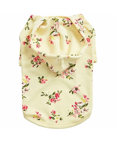 Blueberry Pet French Terry Knit English Rose Dog Sweatshirt and Hoodie