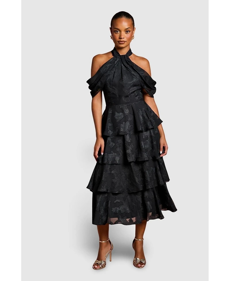 Coast Women's Cold Shoulder Midaxi Dress