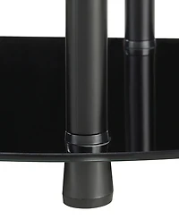 Convenience Concepts 12" Glass Classic Entryway Hall Table