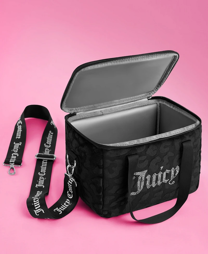 Juicy Couture Rhinestones 9.4" Chill Couture Lunch Cooler Tote Bag