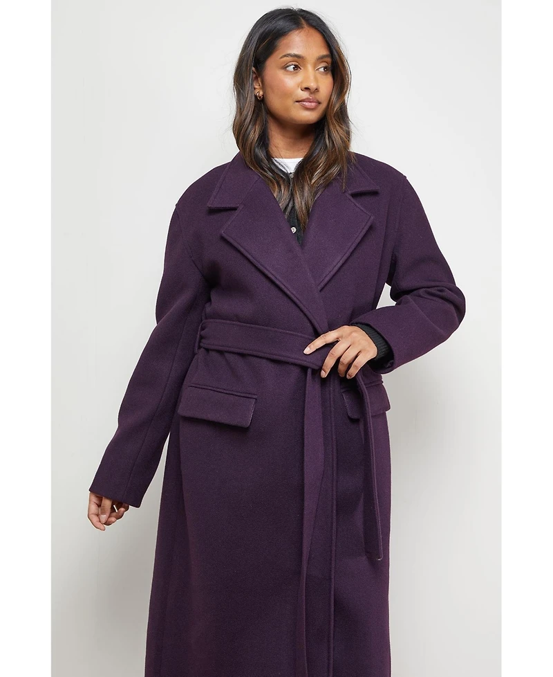 Oasis Women's Tie Belt Detail Midi Coat