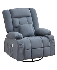 Streamdale Furniture Streamdale Kneading Massage Rocker Recliner Chair with Heat, Cup Holders & Usb Port