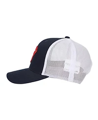 Superman Men's 3D Embroidered Logo Navy Trucker Hat