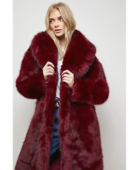 Oasis Women's Mongolian Faux Fur Short Coat