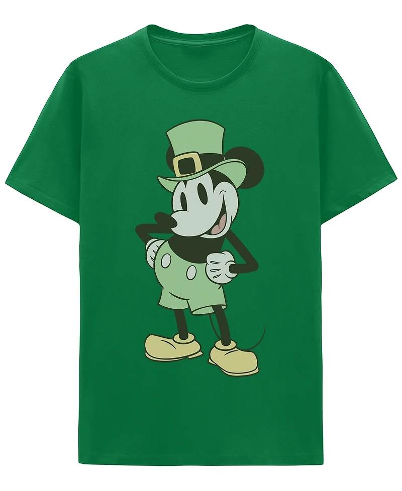 Hybrid Apparel Men's Mickey Mouse St. Patrick's Short-Sleeve T-Shirt
