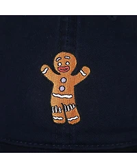 Shrek Men's Embroidered Gingy Navy Unstructured Baseball Cap